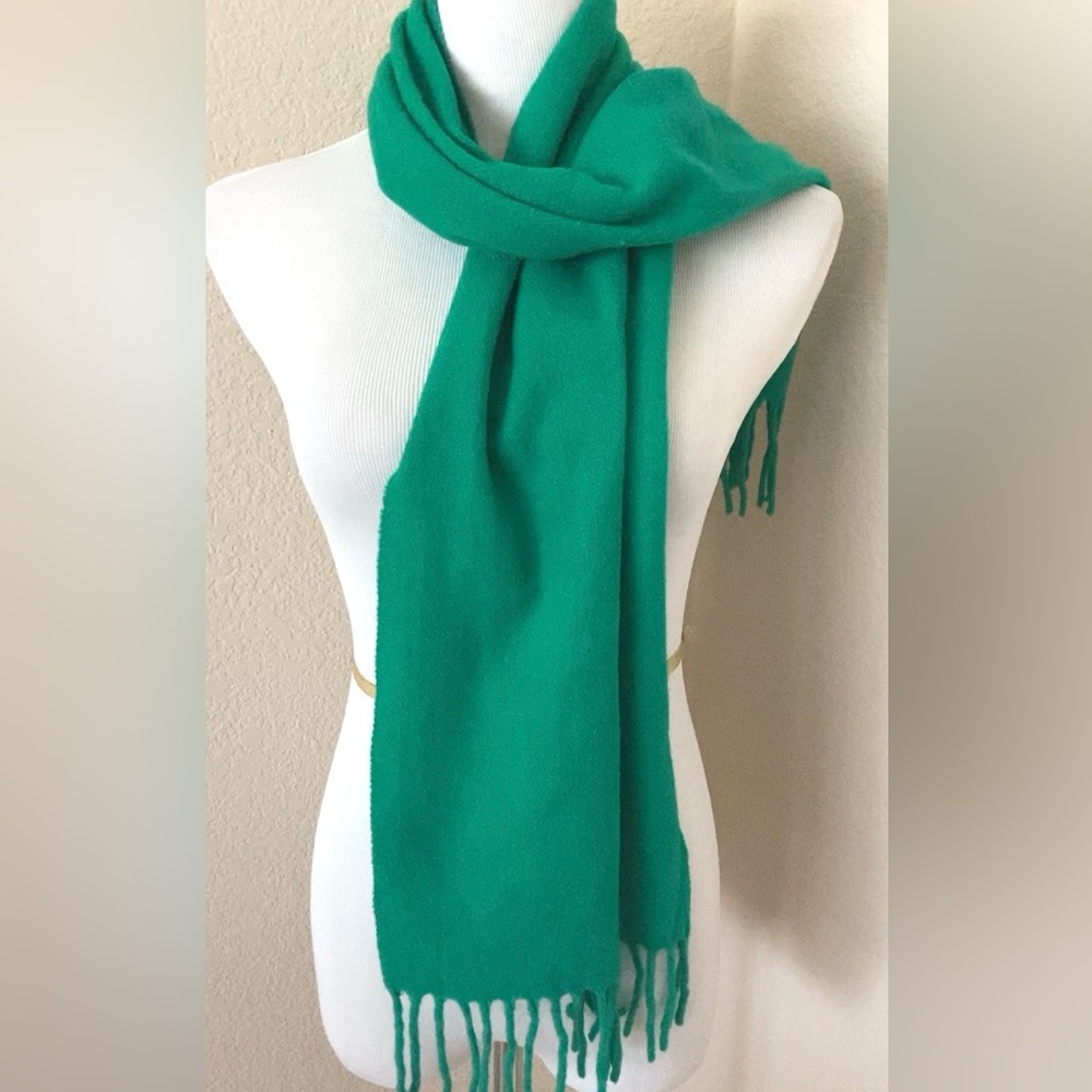 Scarf soft Green scarf polyester scarf green scarf